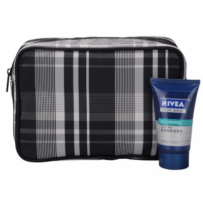 Checked Toiletry Bag Personalized